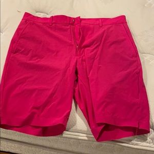 Ralph Lauren polo golf pink lined shorts 32
